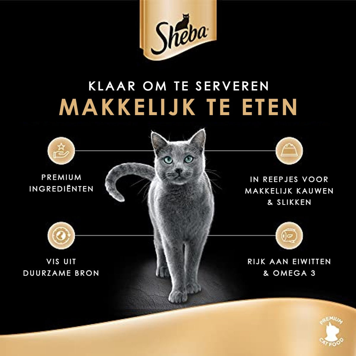 Sheba Filets natvoer kattenvoer kip met tonijn 60 g – foto 4