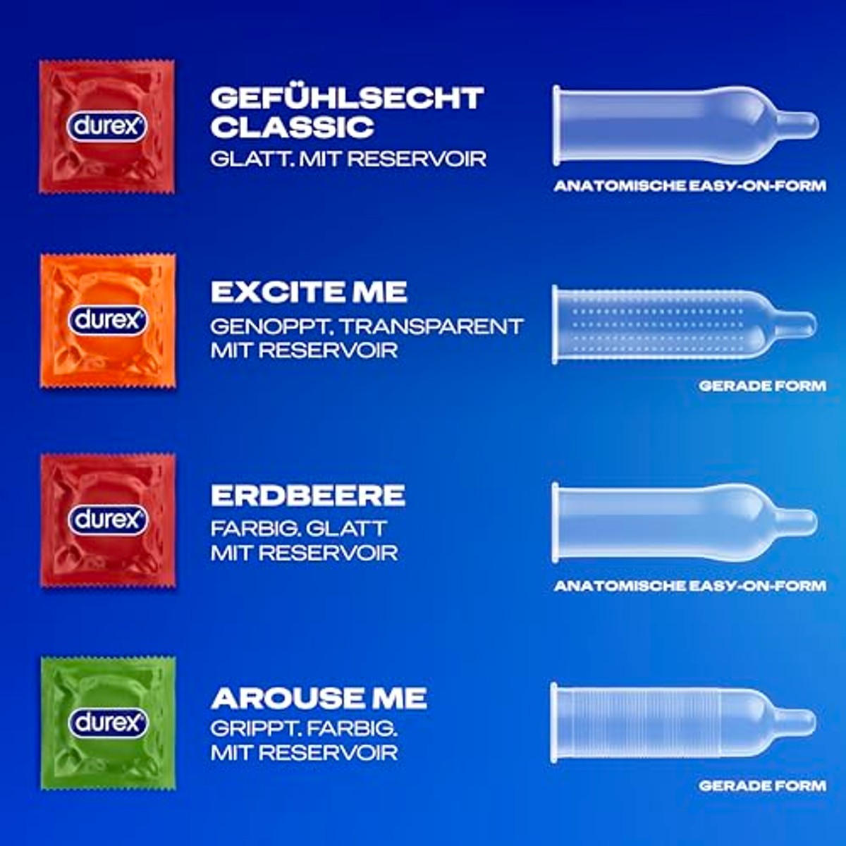 Durex Verrass' Me condooms mixpack 30 stuks – Durex