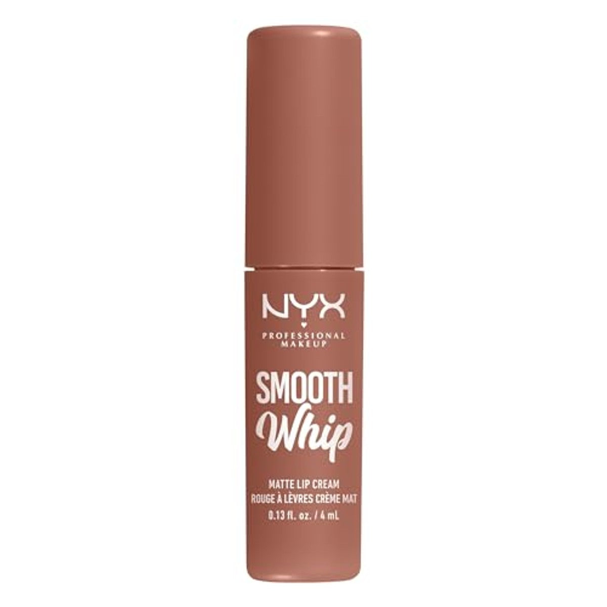 NYX Professional Makeup Vloeibare lippenstift met matte afwerking, levendige kleuren met shea & cacaoboter, kleur: pancake stacks, Pancake Stacks, 4 ml (pak van 1) – NYX PROFESSIONAL MAKEUP