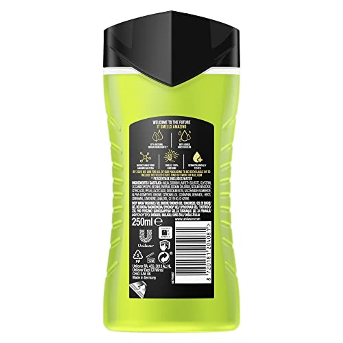 Axe 3-in-1 douchegel & shampoo Epic Fresh 3 x 250 ml - Voordeelverpakking