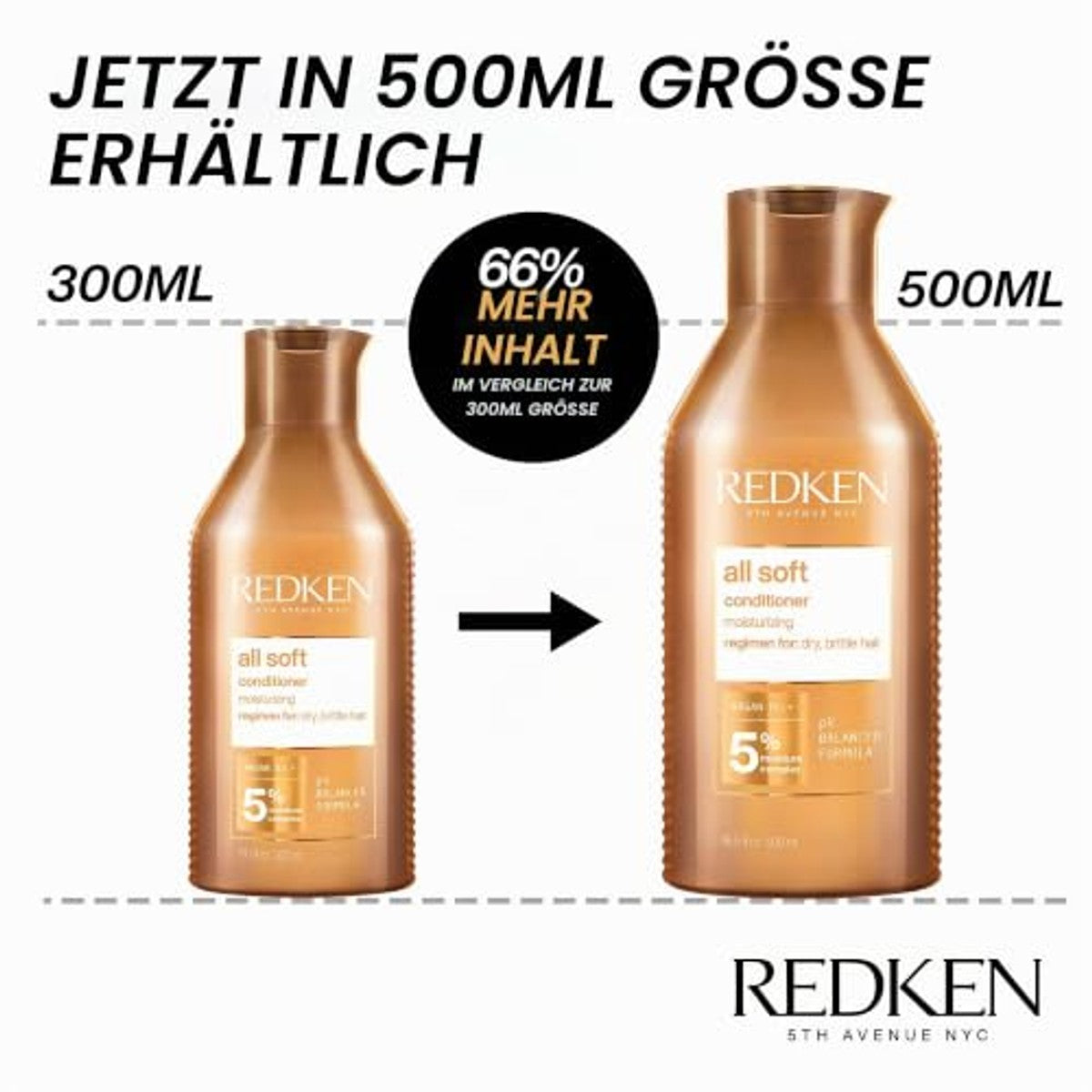 Redken All Soft Shampoo en Conditioner Dubbelpak 2 x 500 ml - 6-pack