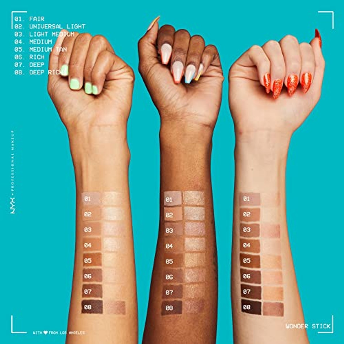 NYX Professional Makeup Wonder™ Highlighter & contourstift, contourstift met twee uiteinden, vormt en helderder op, uitwisbaar & veganistisch, Wonder™ Stick, Universal Light – NYX PROFESSIONAL MAKEUP