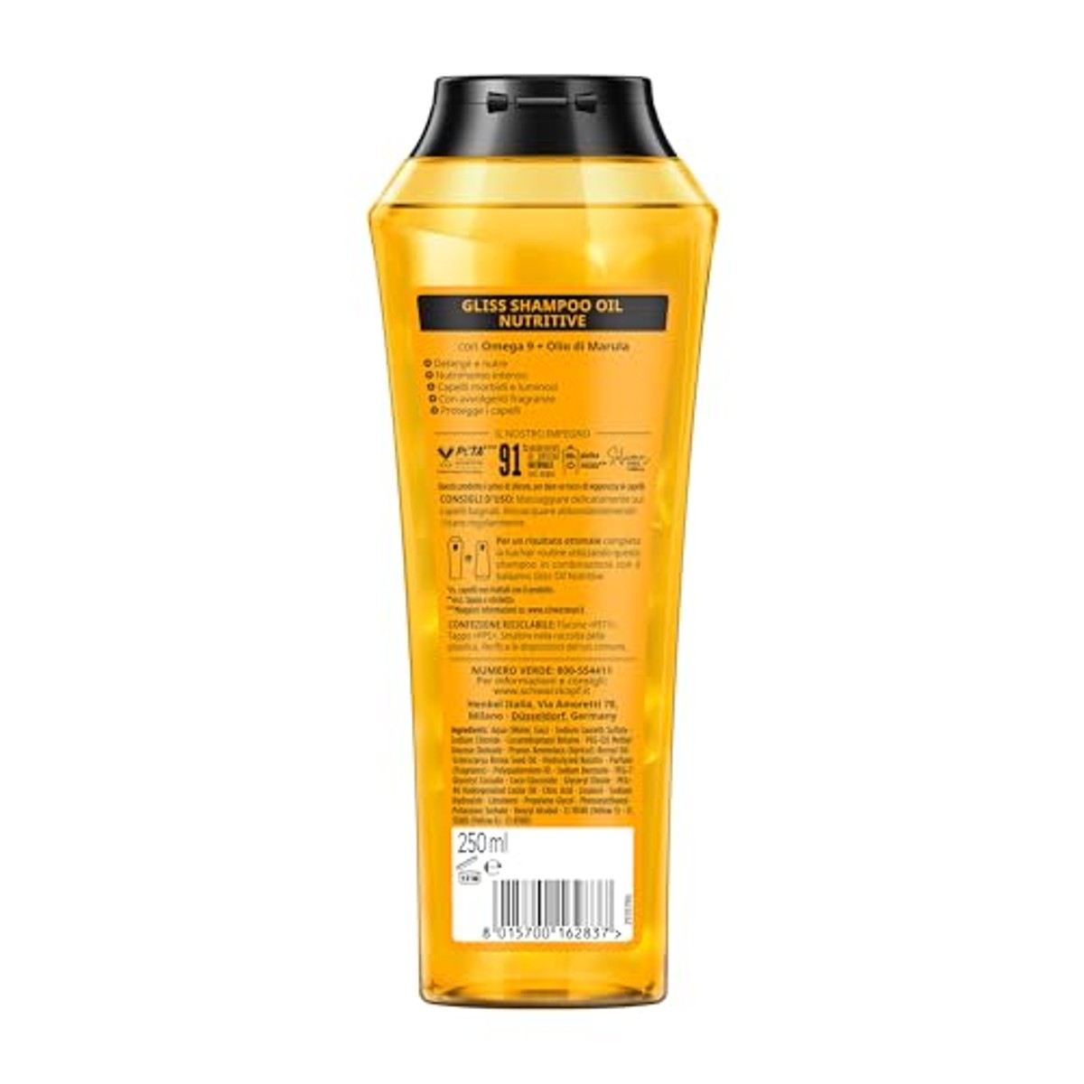 Schwarzkopf Gliss Oil Nutritive Shampoo 6 x 250 ml – Gliss