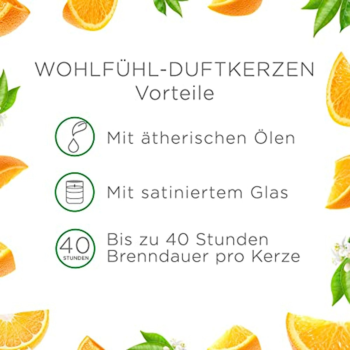 Air Wick Weldadige geurkaars XL Citrus 6 x 220 g - Voordeelverpakking