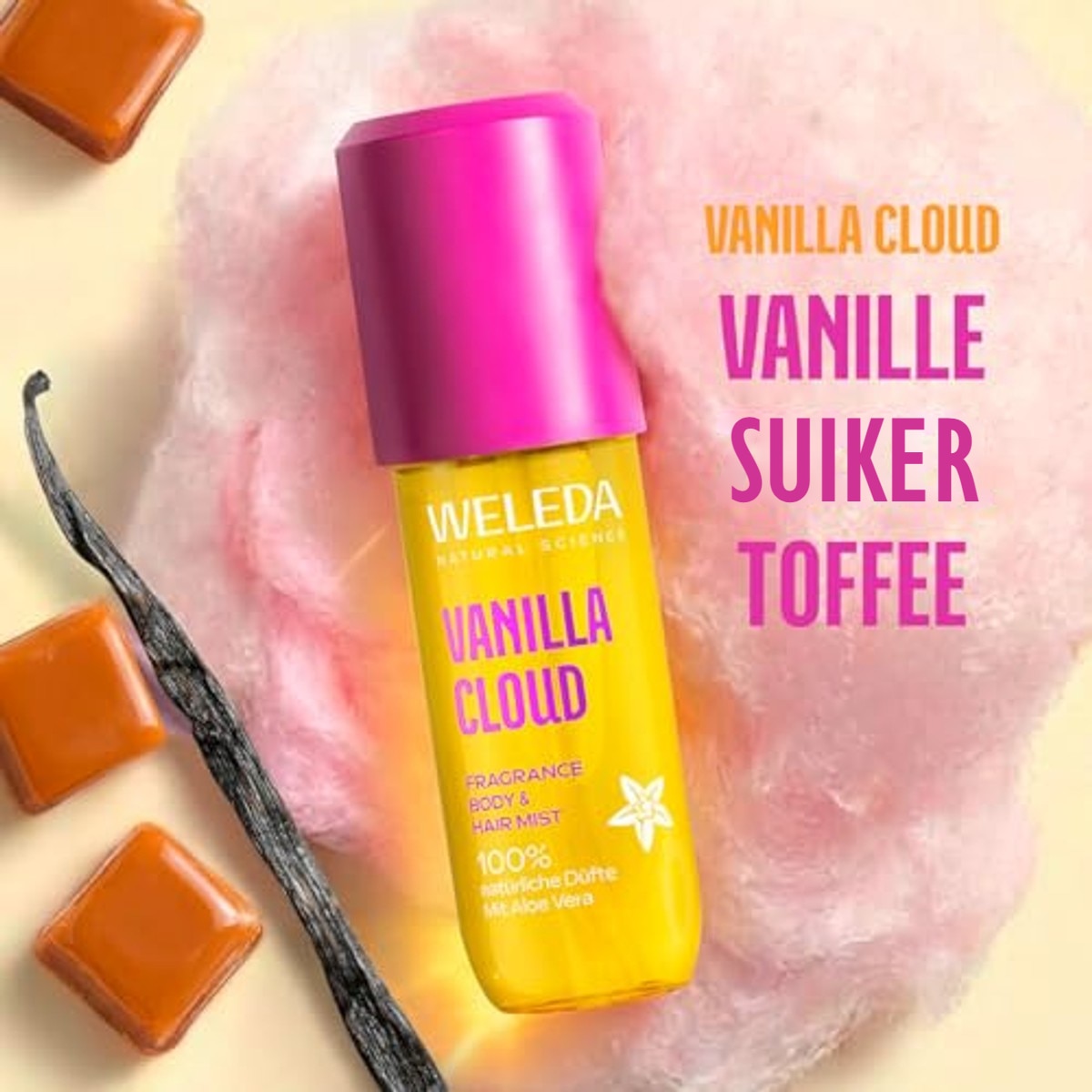 Weleda Fragrance Body & Hair Mist Vanilla Cloud 95 ml - 6-pack – foto 4