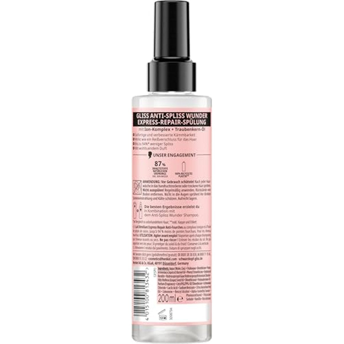 Gliss Anti-splijten wonder 6 x 200 ml - Voordeelverpakking