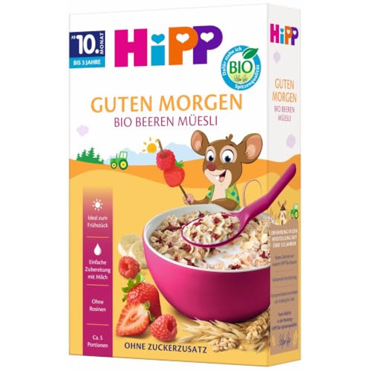 HiPP Biologische bessenmuesli 8 x 200 g – HiPP