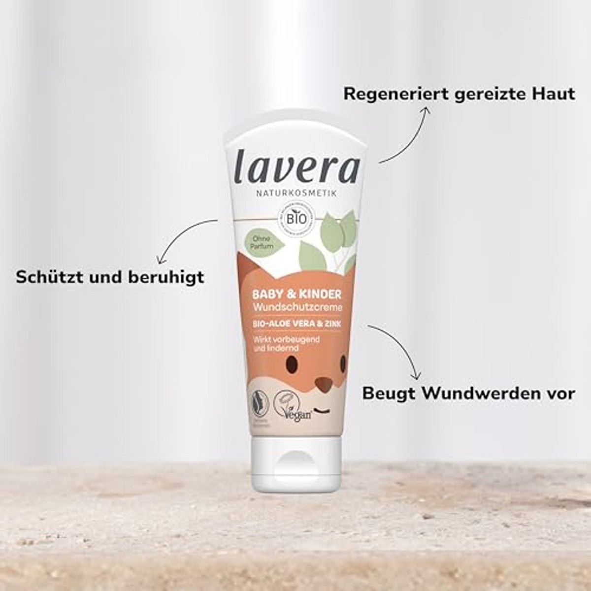 lavera Baby & Kinder Wondbeschermcrème 4 x 75 ml – foto 4