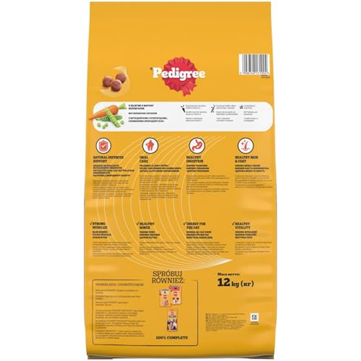 Pedigree Professional Nutrition hondenvoer rundvlees en groenten 12 kg - 3-pack