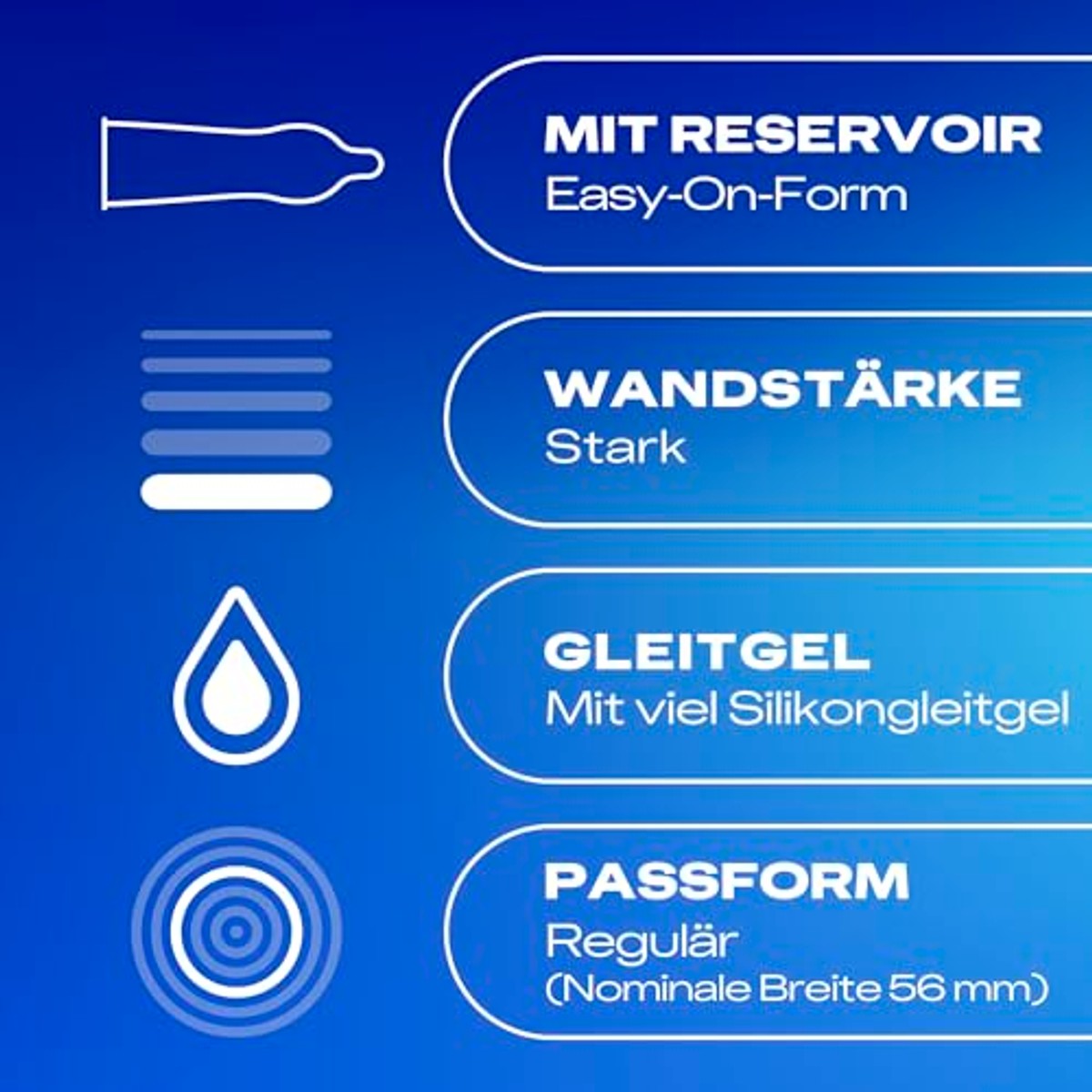 Durex Huiddicht latexvrij 6 x 16 stuks - Voordeelverpakking