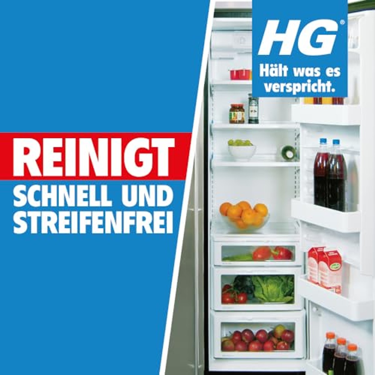 HG Hygiënische koelkastreiniger 6 x 500 ml - Voordeelverpakking