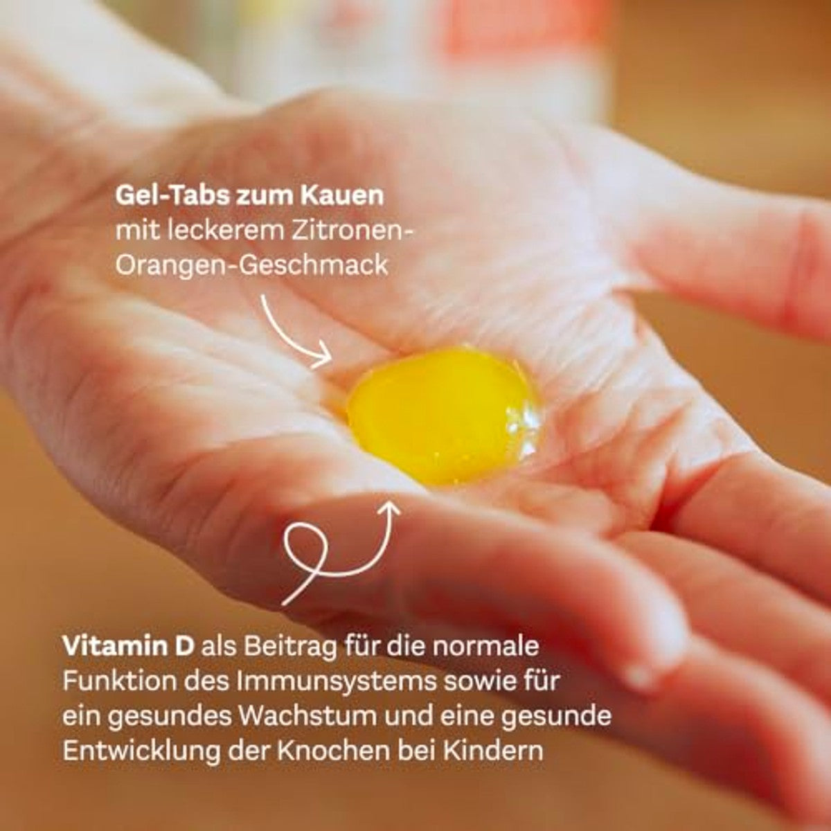 Doppelherz Vitamine D3 400 IE Kids Citroen-Sinaasappelsmaak 27 stuks - 6-pack