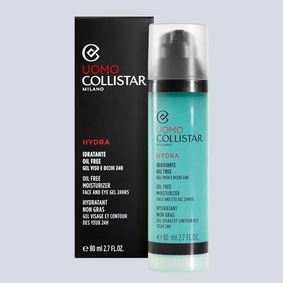 Collistar Hydra Vochtinbrengende Gezichts- en Ooggel voor Mannen 80 ml - 6-pack