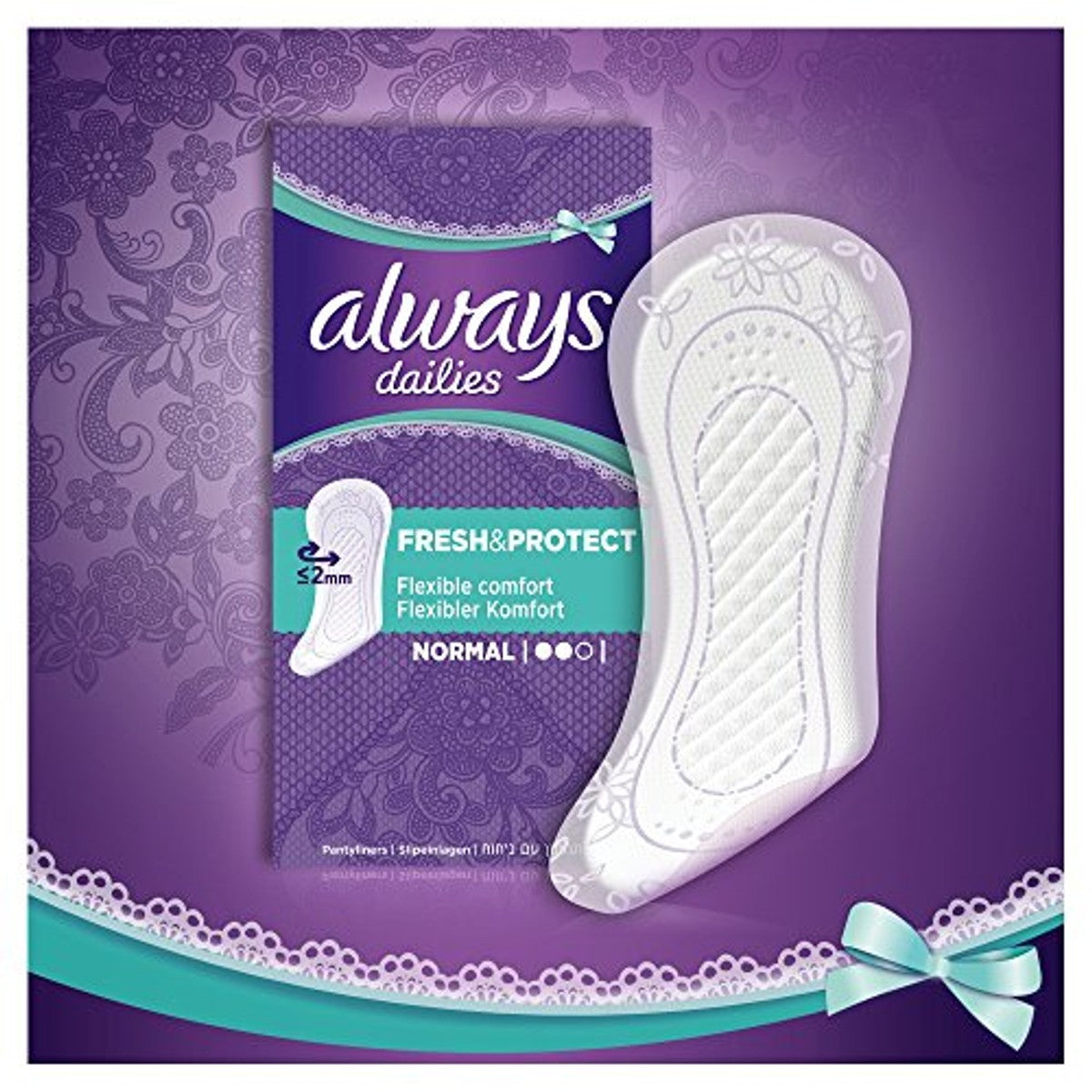Always Dailies Normale Fresh & Protect Slippers 6 x 80 stuks - Voordeelverpakking