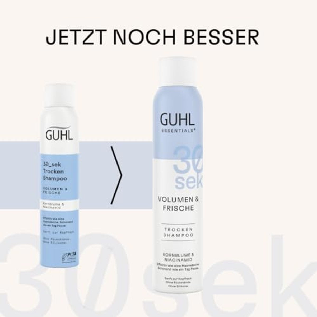 Guhl 30 sek Droge Shampoo Volume & Frisheid 6 x 200 ml - Voordeelverpakking