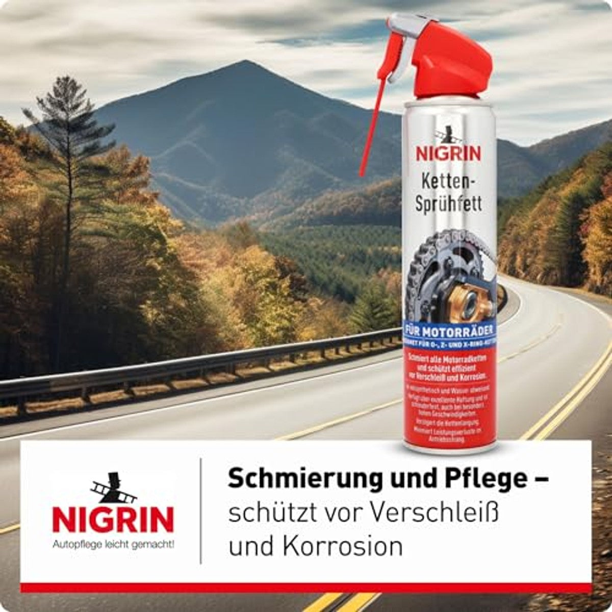 NIGRIN Keramiek kettingsproeivet 6 x 400 ml - Voordeelverpakking
