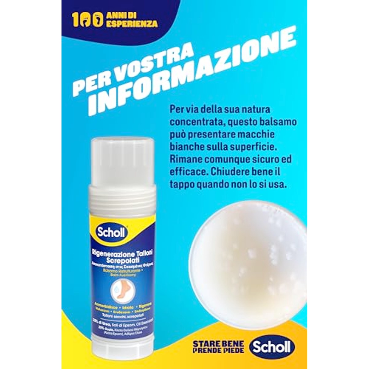 Dr. Scholl's Verzorgingsstift voor gebarsten hielen 6 x 110 g - Voordeelverpakking