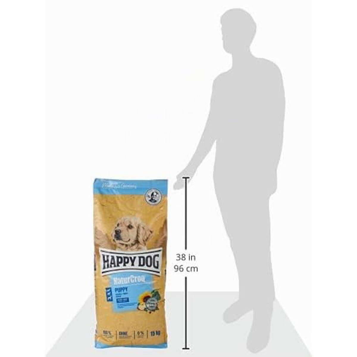 Happy Dog Premium NaturCroq puppy's droogvoer hond 15kg - 3-pack