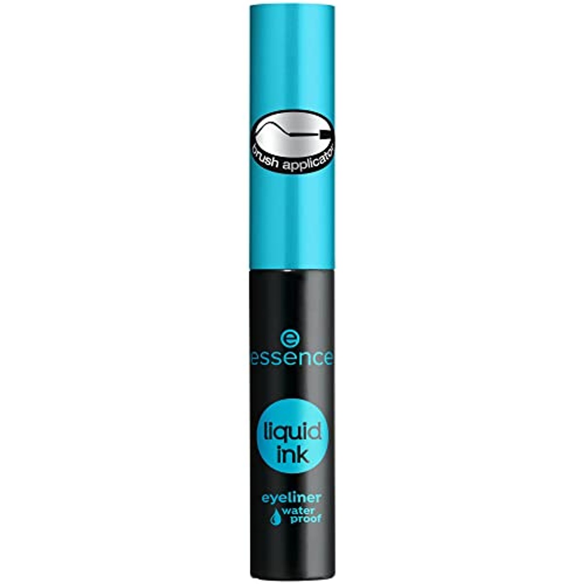 essence Liquid Ink Eyeliner waterproof nr. 01 zwart 3 ml - 3-pack