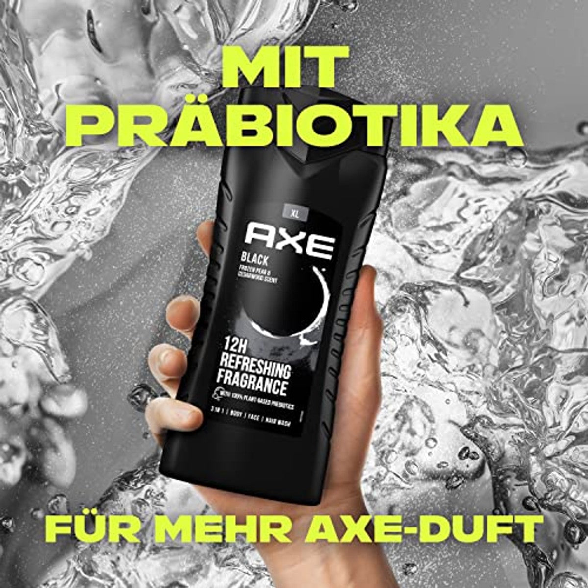 Axe 3-in-1 douchegel & shampoo Black XL 4 stuks – Axe