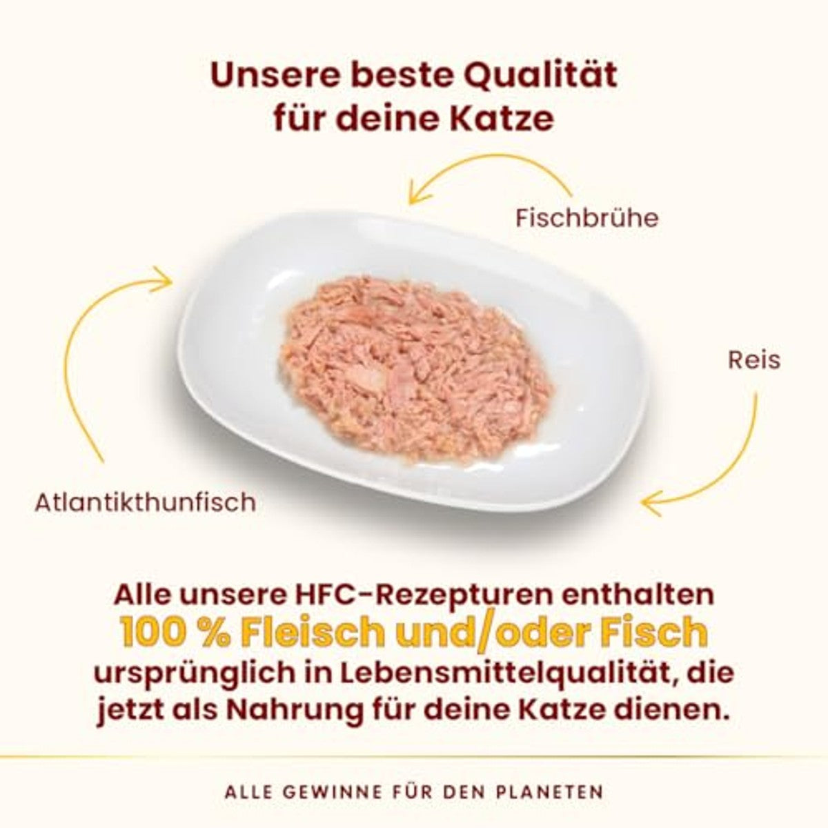Almo Nature HFC Natural Natvoer voor volwassen katten, Atlantische tonijn, 280 g, 12 stuks – almo nature
