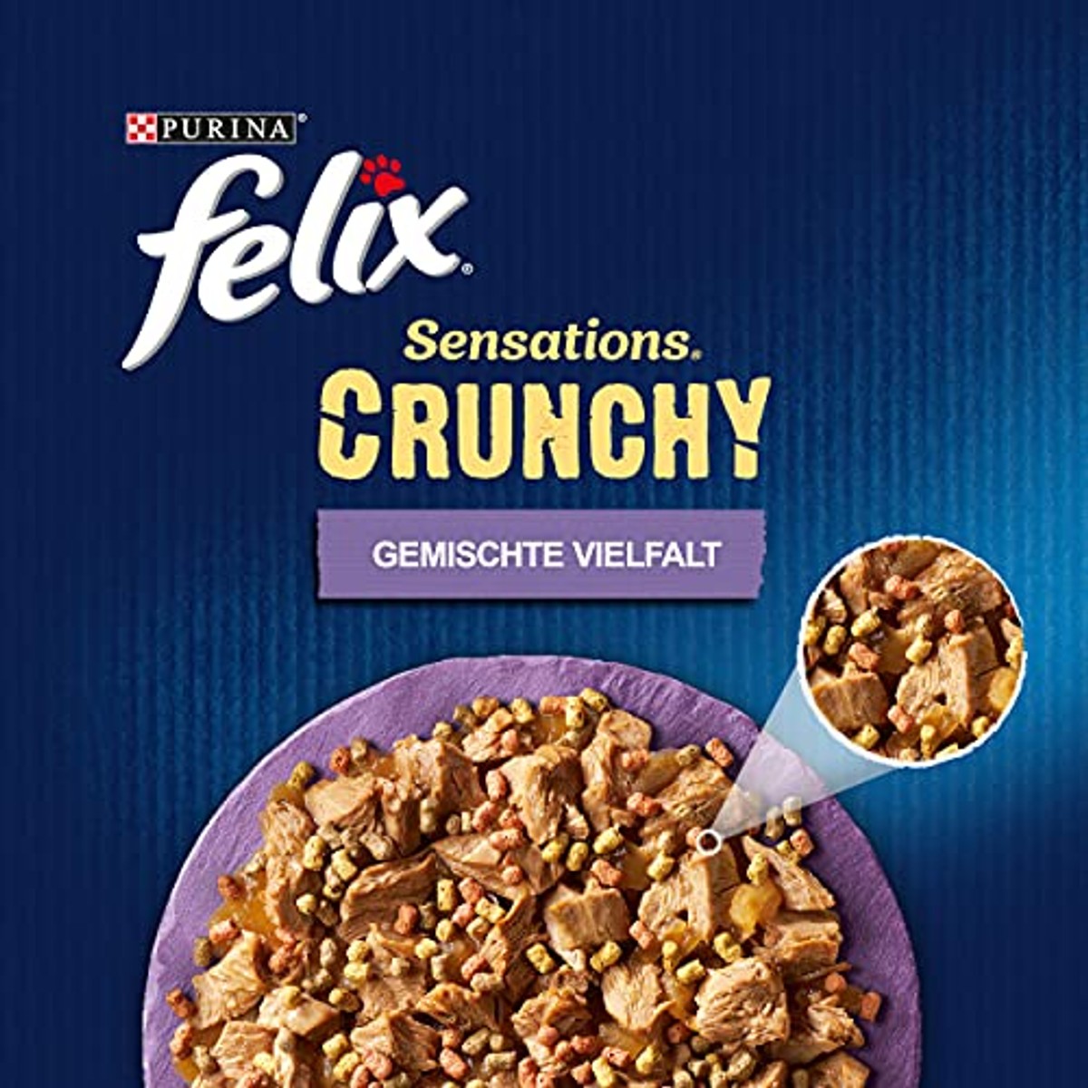 Felix Sensations Crunchy variëteitenmix 3 x 60 stuks - Voordeelverpakking