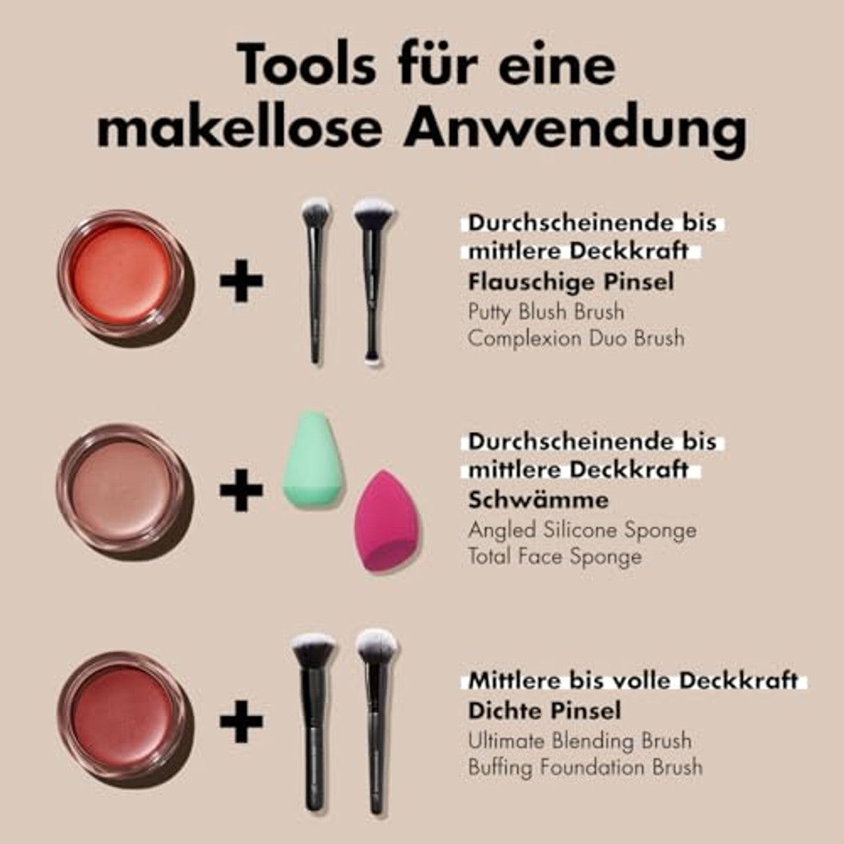 e.l.f. Luminous Putty Blush, Putty-to-Powder, opbouwbare rouge met subtiele glans, sterk gepigmenteerd & romig, veganistisch en dierproefvrij, bermuda – e.l.f.