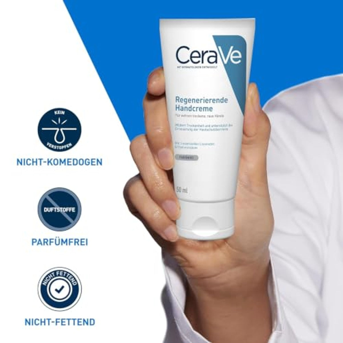CeraVe Regenererende Handcrème voor de Gevoelige Huid 50 ml - 6-pack