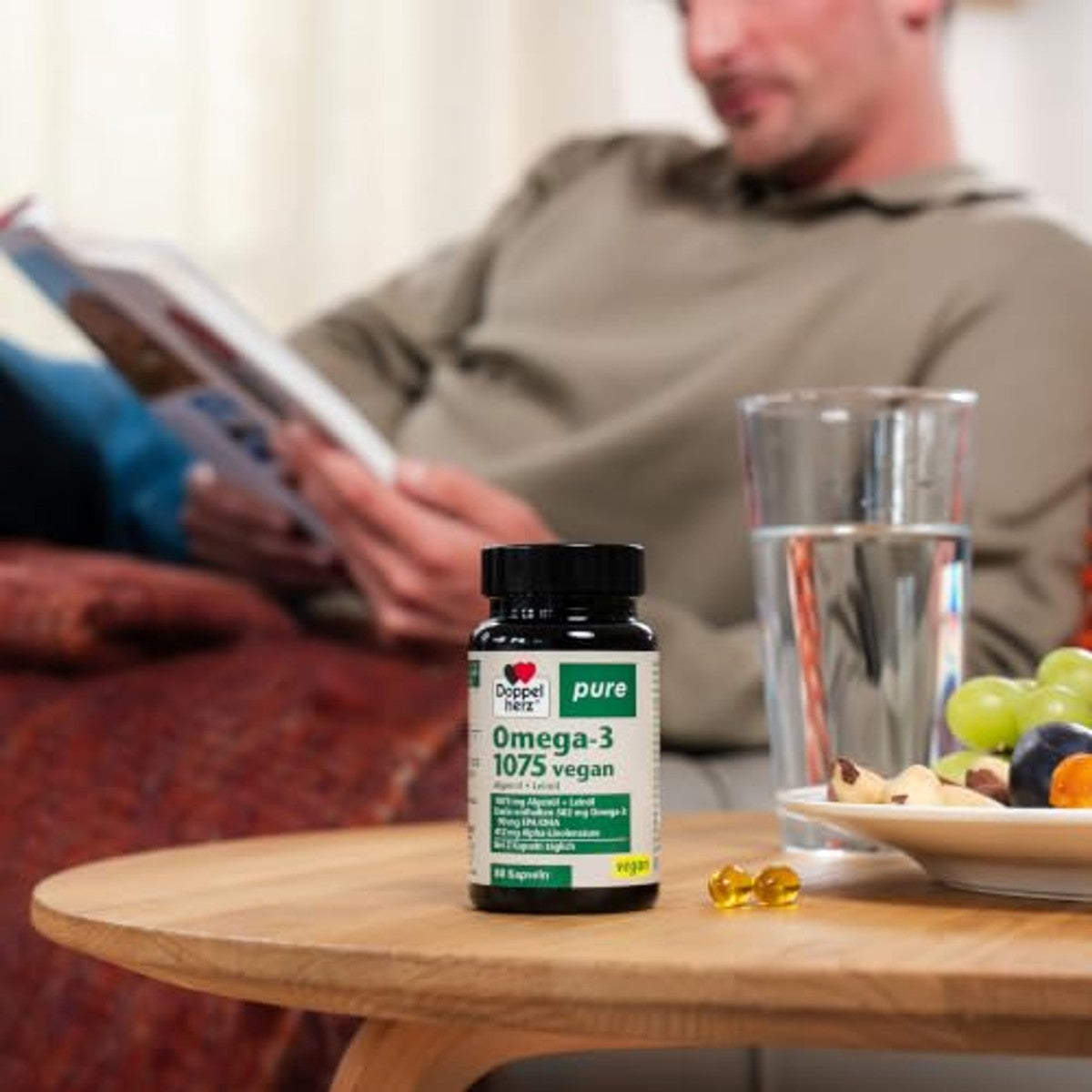 Doppelherz Pure Omega-3 1075 veganistisch – Doppelherz