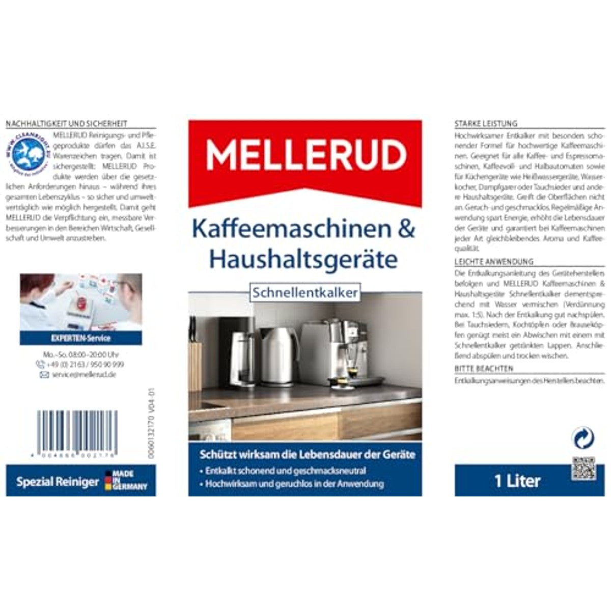 Mellerud Koffiezetapparaat Ontkalker 6 x 1 l - Voordeelverpakking