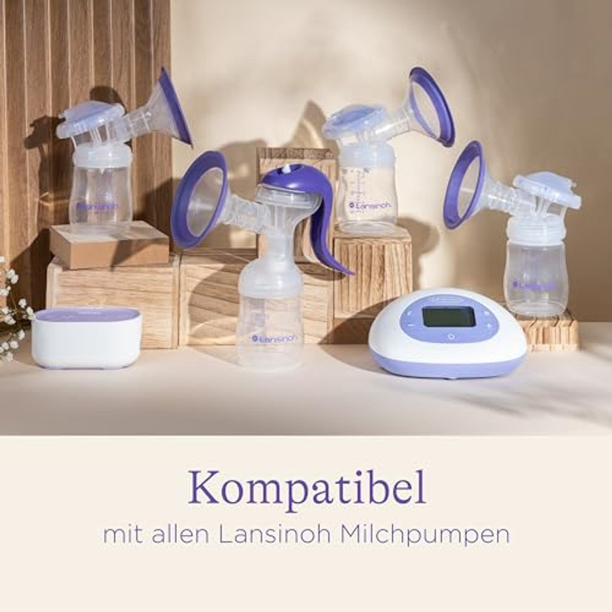 Zuigopzetstukken voor Lansinoh Borstkolven - Maat S (21 mm), 2 stuks - 3-pack