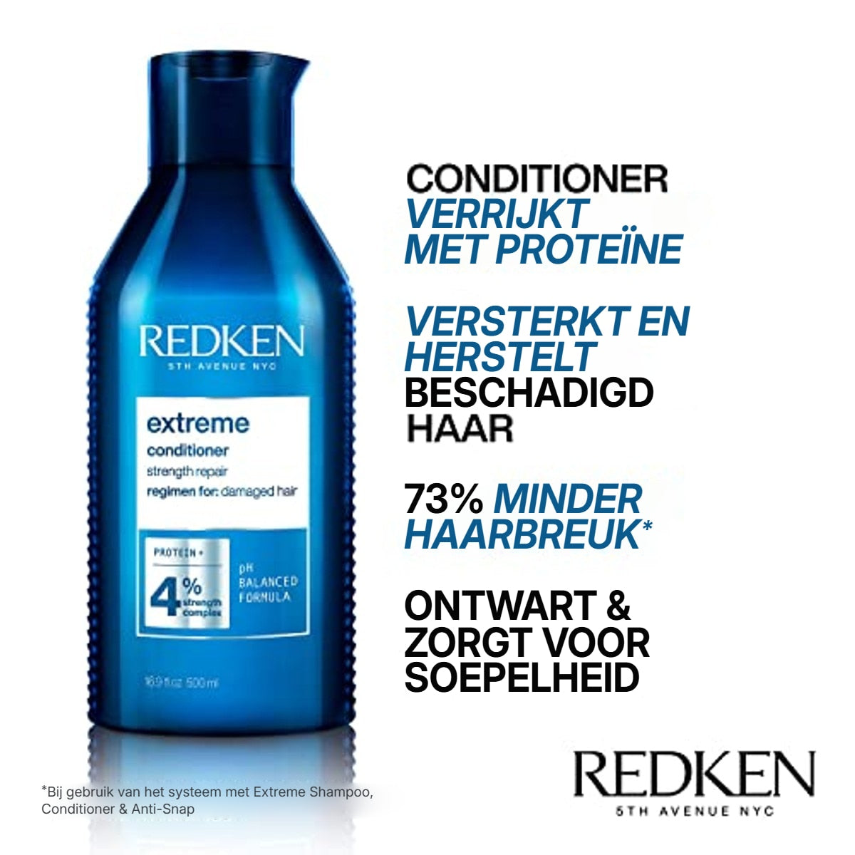 Redken Extreme Conditioner voor Broos en Beschadigd Haar 500 ml - 6-pack – foto 5