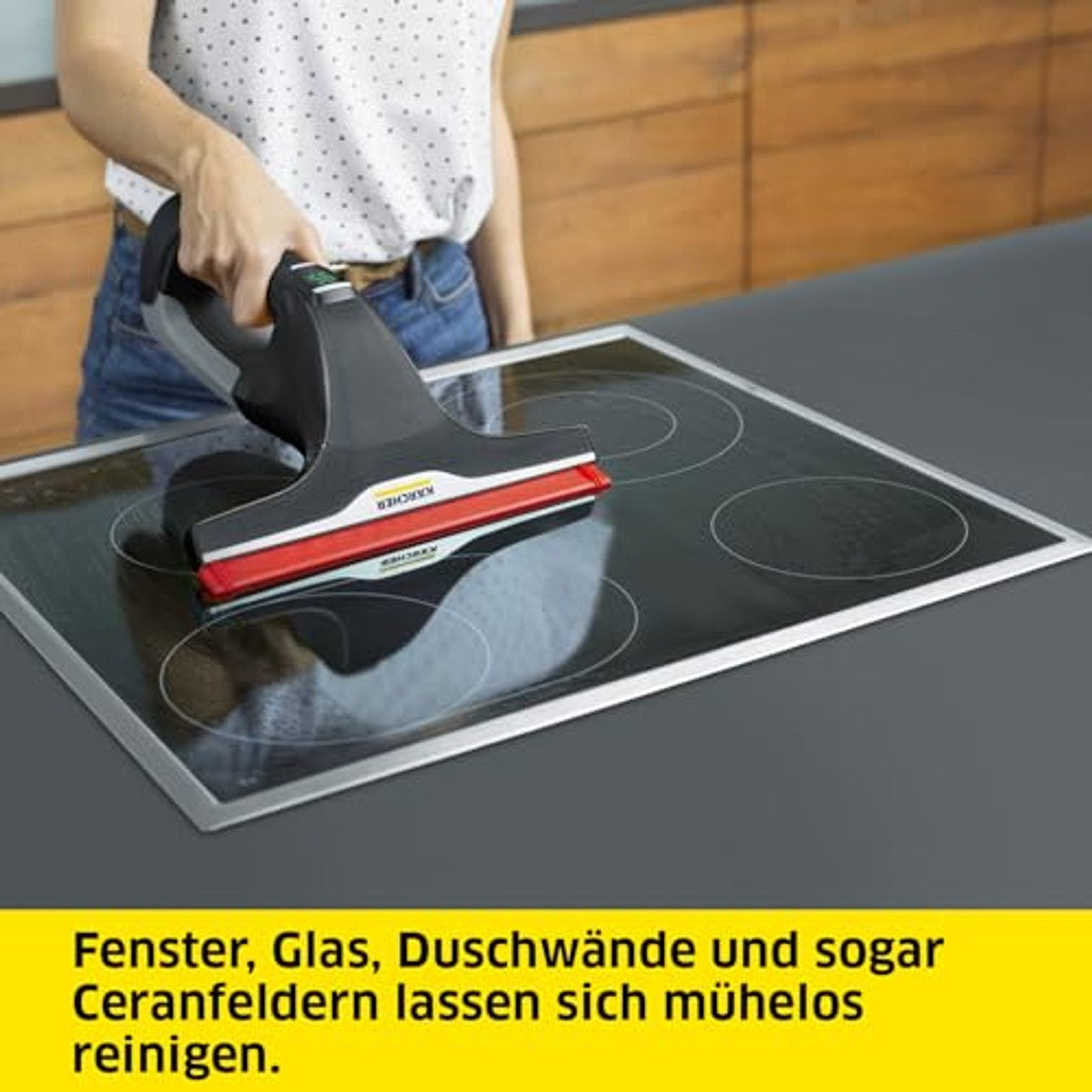 KÄRCHER WV 6 Plus Multi Black Edition raamzuiger incl. 3 x 20 ml - Voordeelverpakking