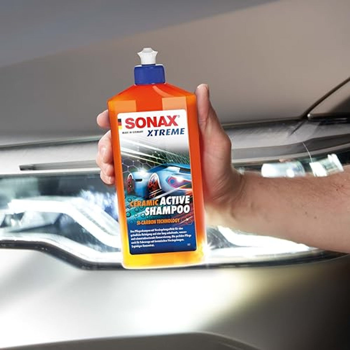 SONAX Xtreme Ceramic Active Shampoo 3 x 500 ml - Voordeelverpakking