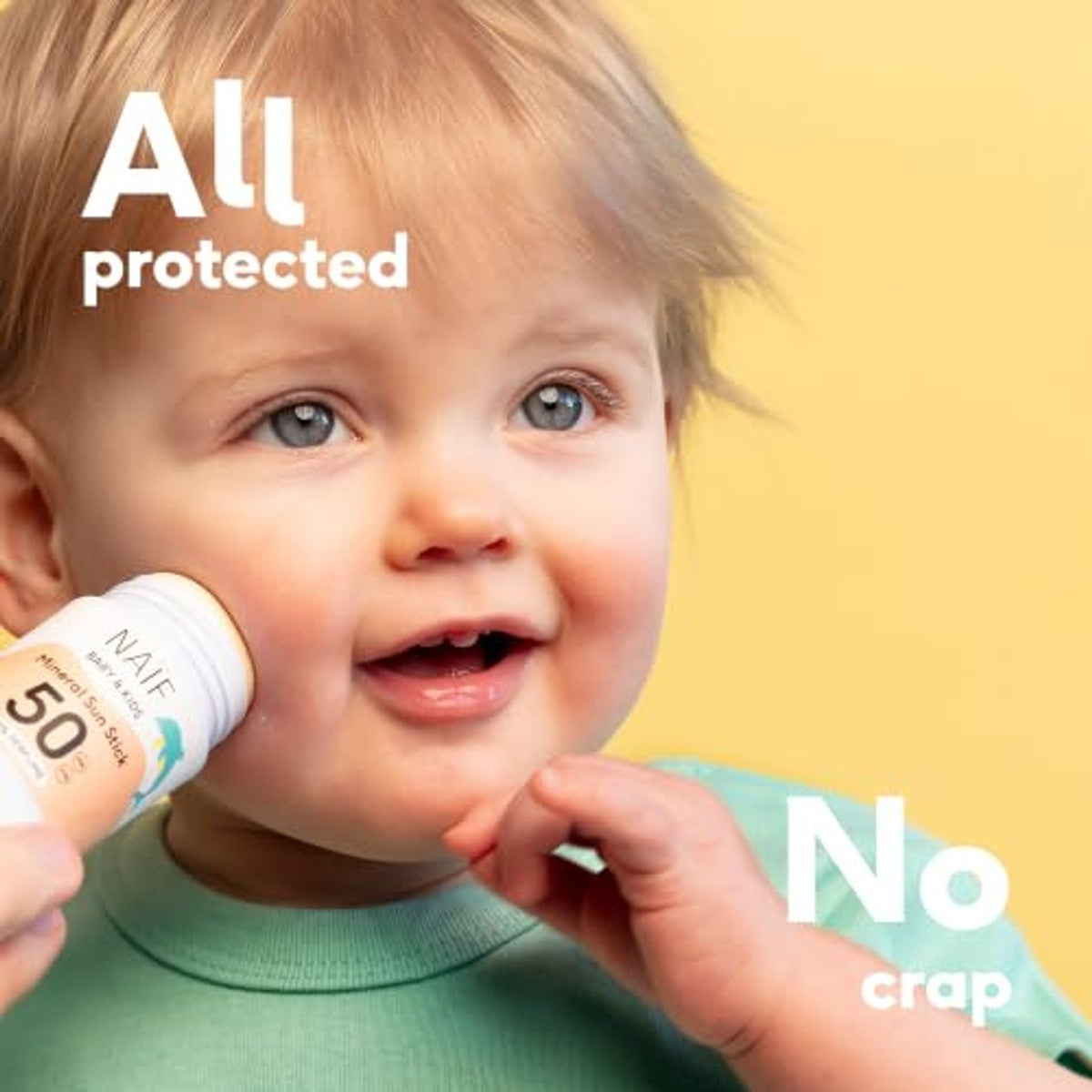 Naïf Minerale Zonnebrandstick SPF 50 Baby & Kind 3 x 36 g - Voordeelverpakking