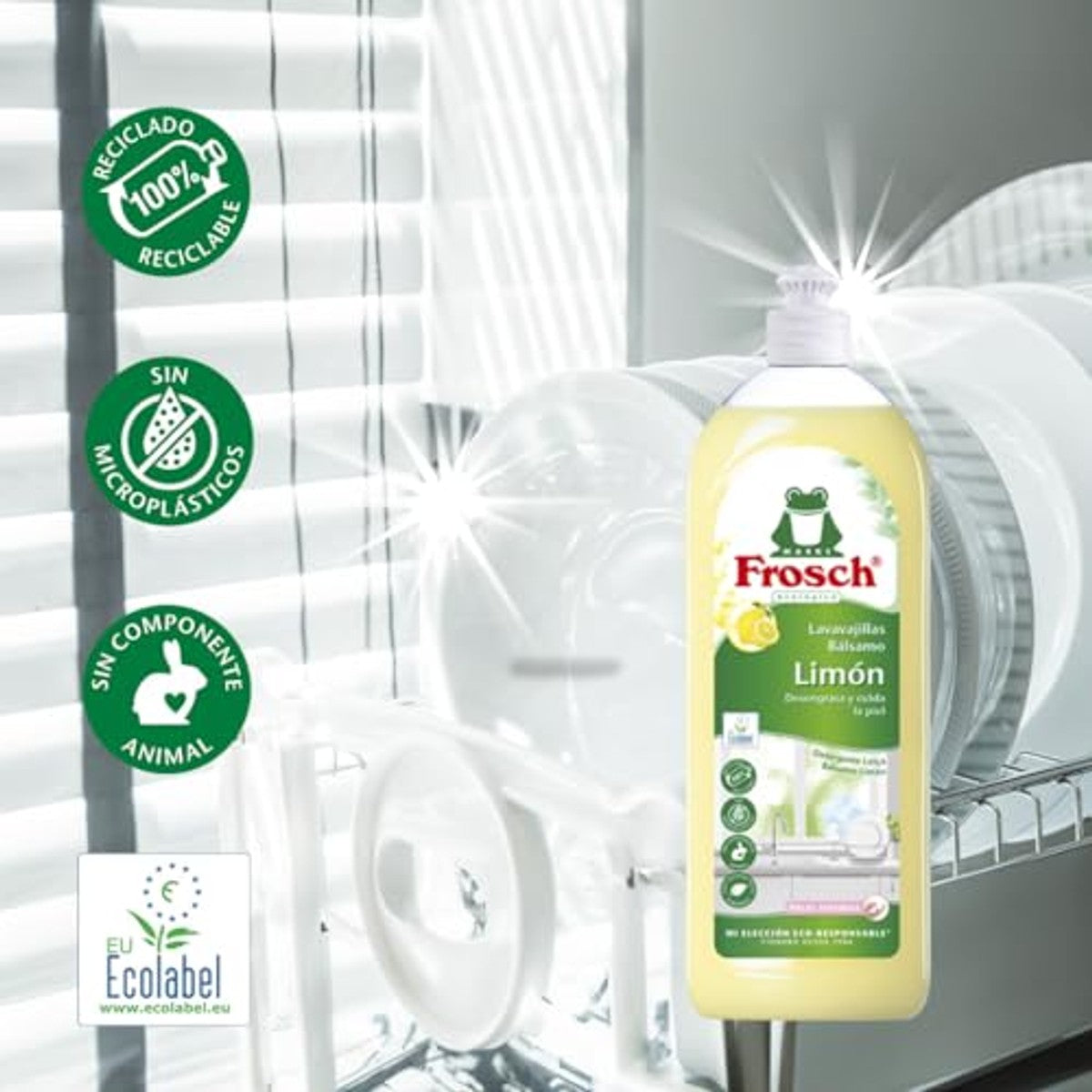 FROSCH Handspoelvloeistof Biologische Balsem Citroen 10 x 750 ml – FROSCH
