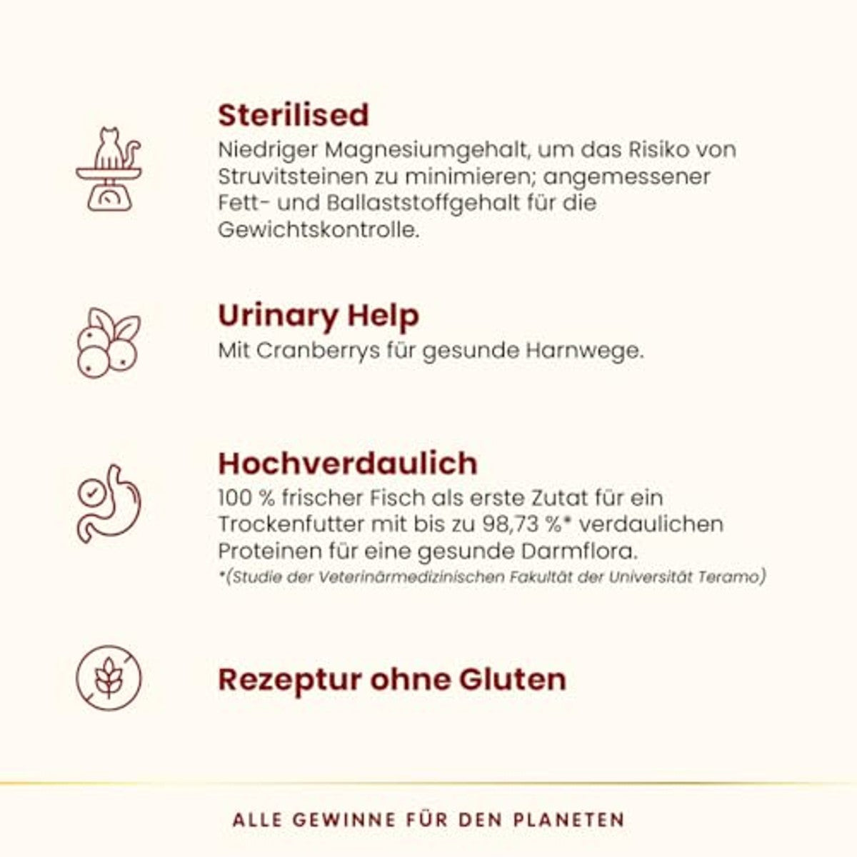 Almo Nature HFC Our Best Adult Gesteriliseerd Zeebaars en Zeebrasem 1,2 kg - 3-pack