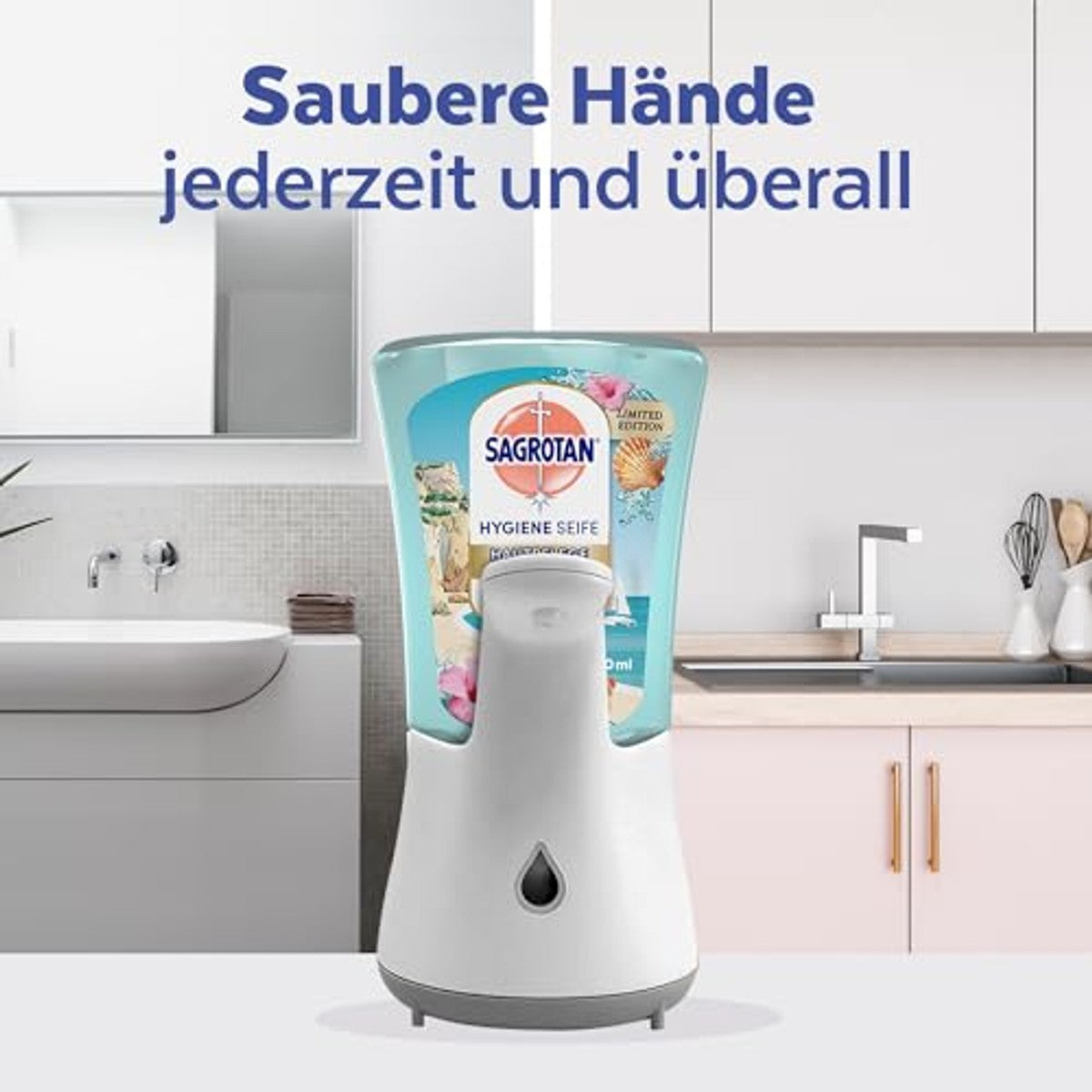 Sagrotan No-Touch navulzeep Sardinia Dreams 5 x 250 ml - 6-pack