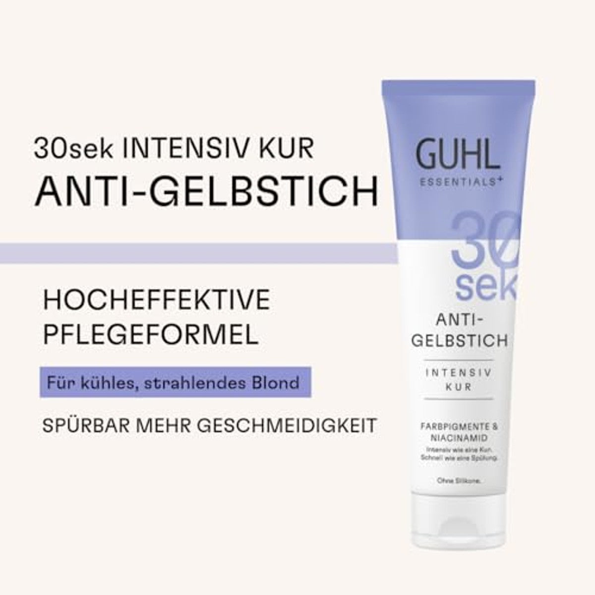 Guhl 30 Sek Intensieve Kuur Anti-Geelheid 6 x 100 ml - Voordeelverpakking