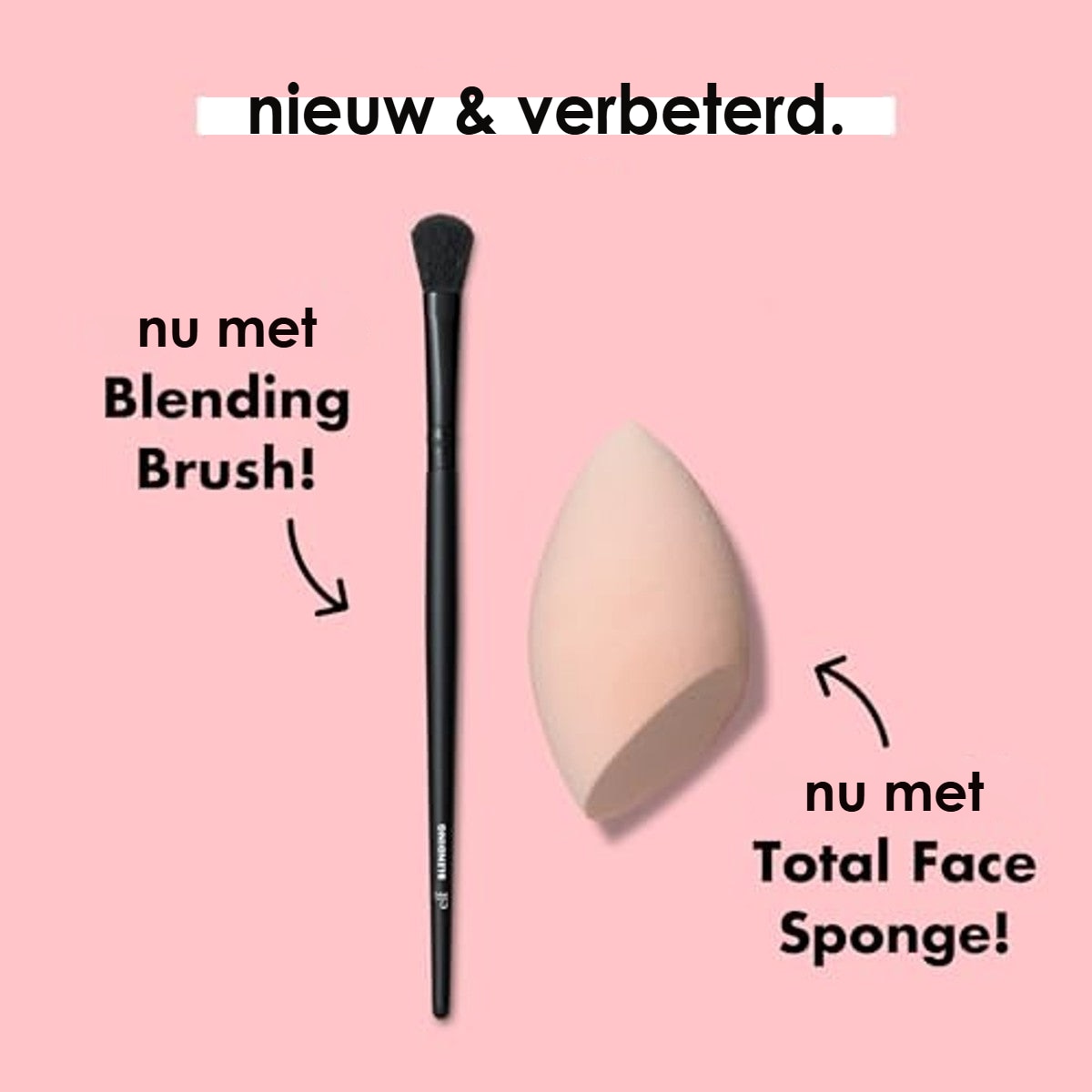 e.l.f. Set van 11 make-upkwasten voor gezicht en ogen – foto 5