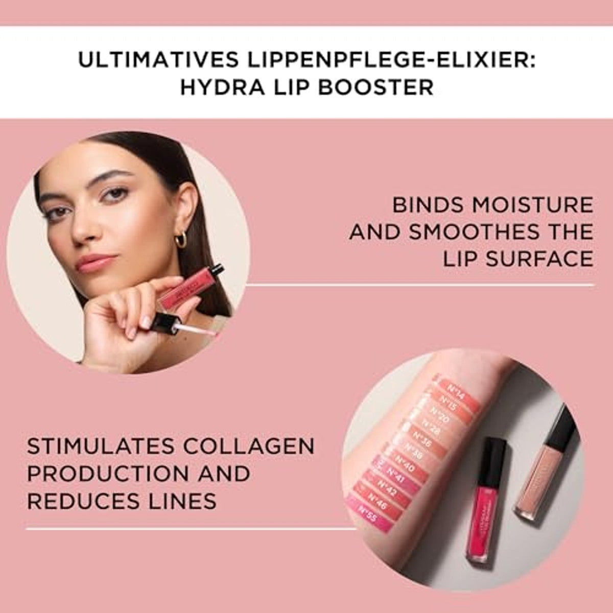 Artdeco Hydra Lip Booster lipgloss nr. 38 doorschijnend roze 1 x 6 ml - 6-pack