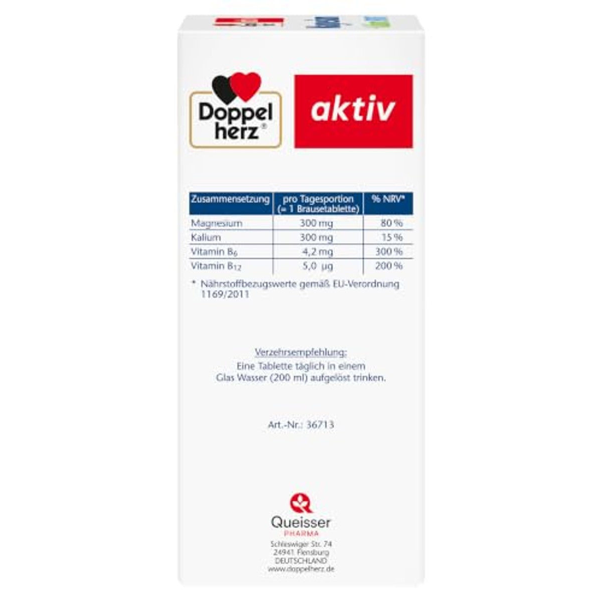 Doppelherz Magnesium + Kalium Sport Citroen-Grapefruit 594 g - 3-pack