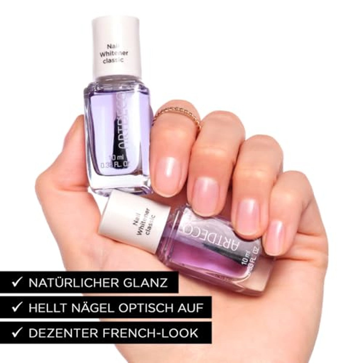 Artdeco Nail Whitener Classic transparante nagellak 1 x 10 ml - 3-pack