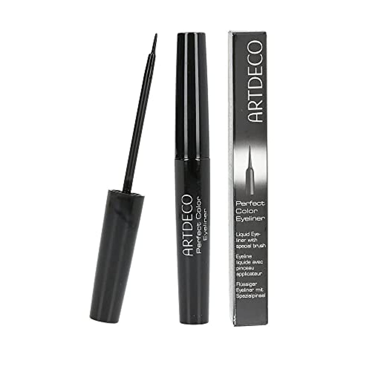 Artdeco Perfect Color Eyeliner | Fabintensiver Eye Liner voor optisch volle wimpers, mat, zwart, 1 x 4, 5 ml – Artdeco