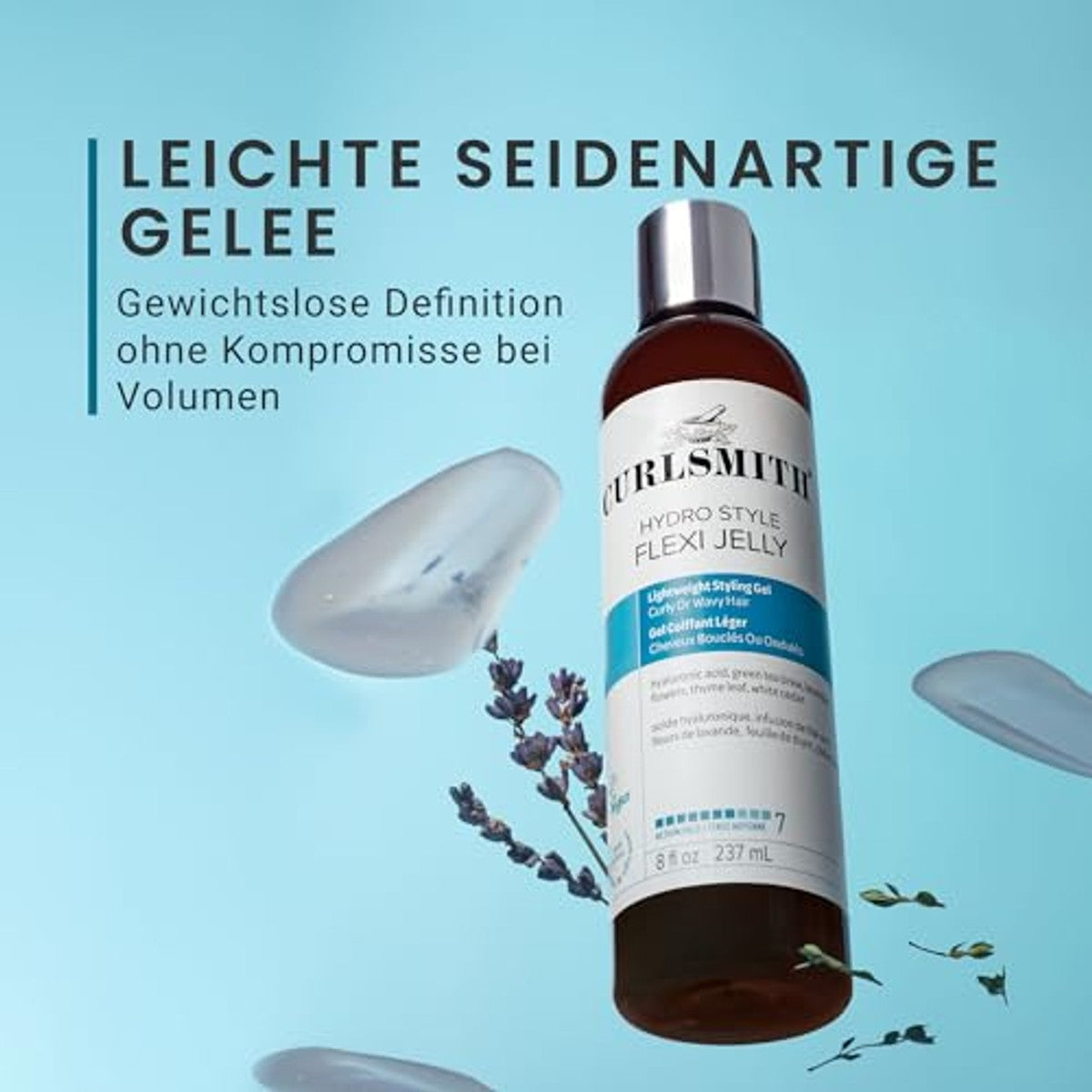 Curlsmith Hydro Style Flexi-Jelly Definitiegel voor Krullen 473 ml - 3-pack