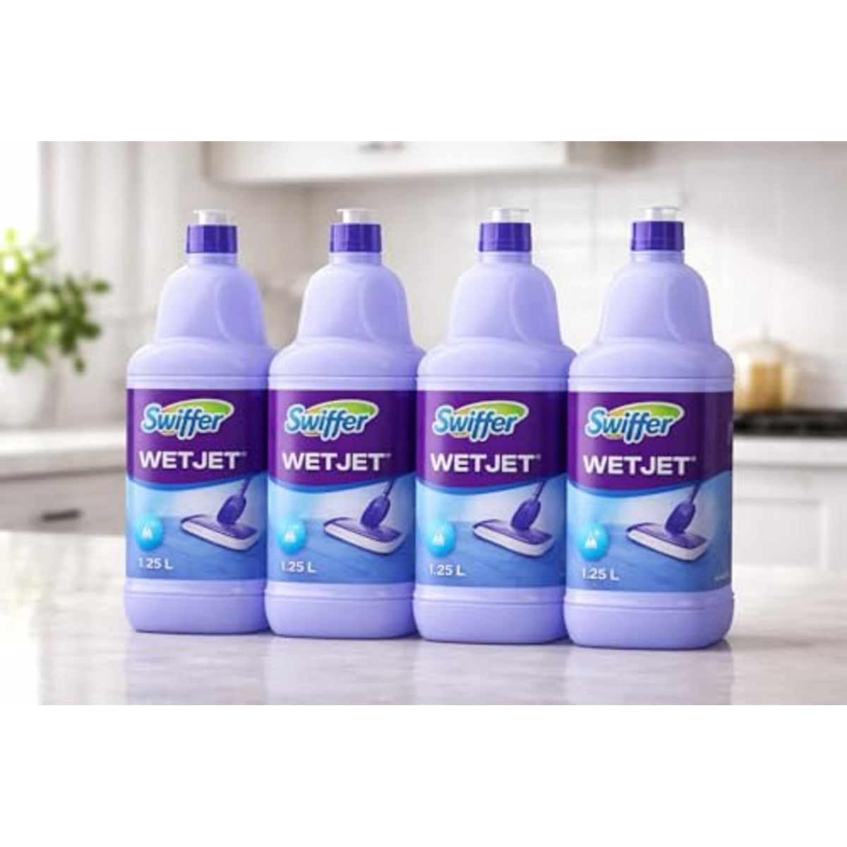 Swiffer Wetjet reinigingsoplossing 4 x 1,25 l – Swiffer