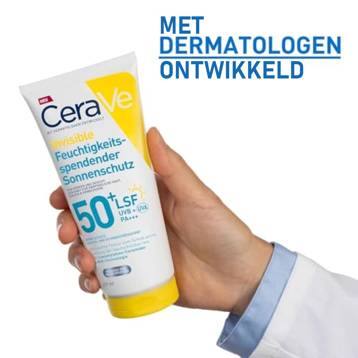 CeraVe Onzichtbare Zonbescherming SPF 50+ 177 ml - 3-pack – foto 5