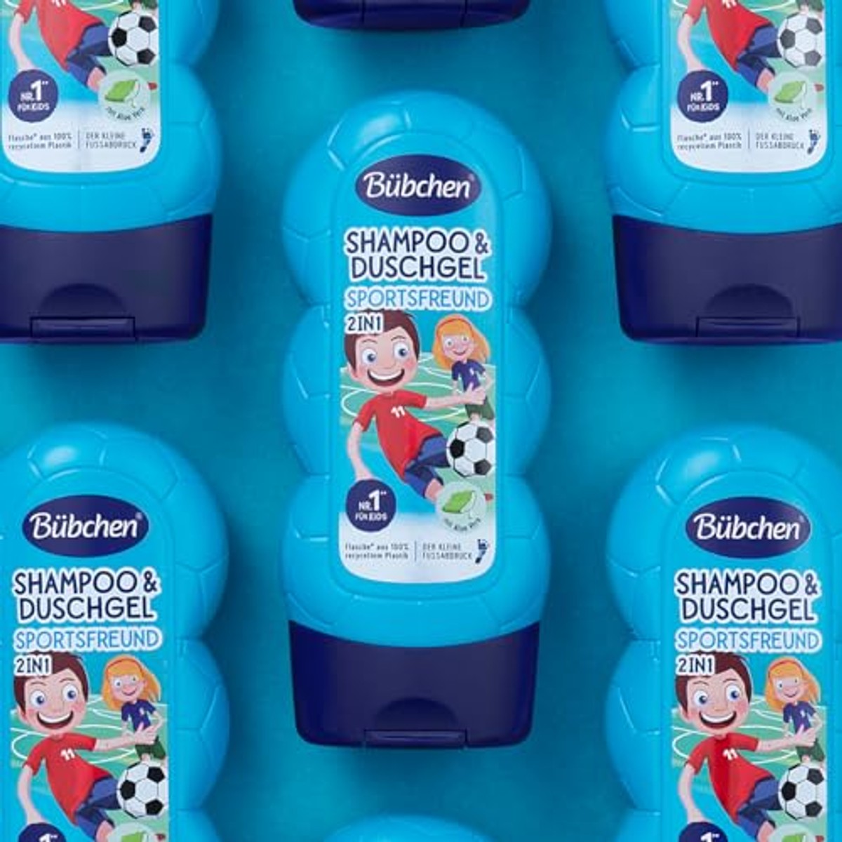 Bübchen Sportsfreund 2-in-1 shampoo & douchegel, 230 ml (5 stuks) – Bübchen