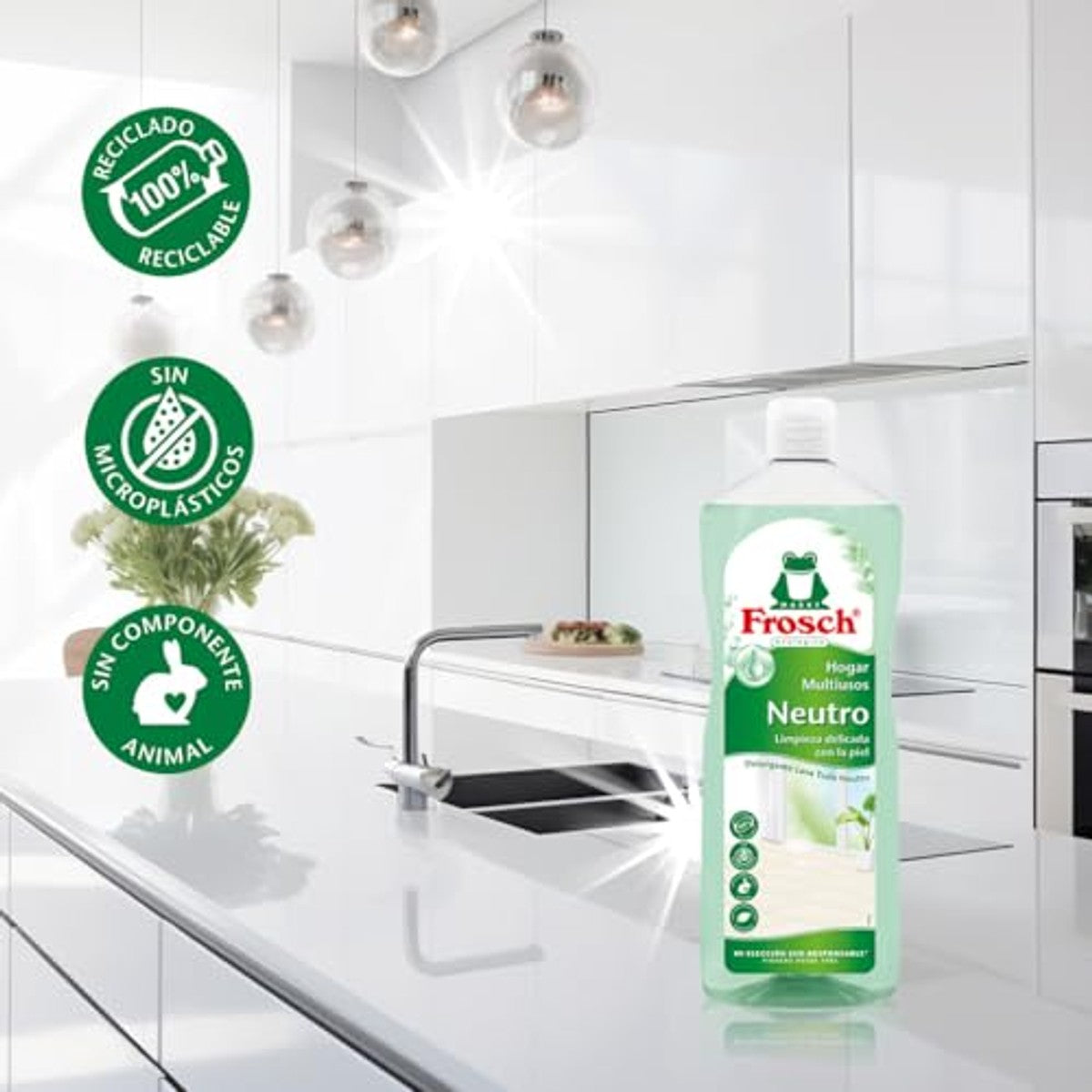 FROSCH Eco Limpiahogar Multi - Neutro 1Lt - 6-pack