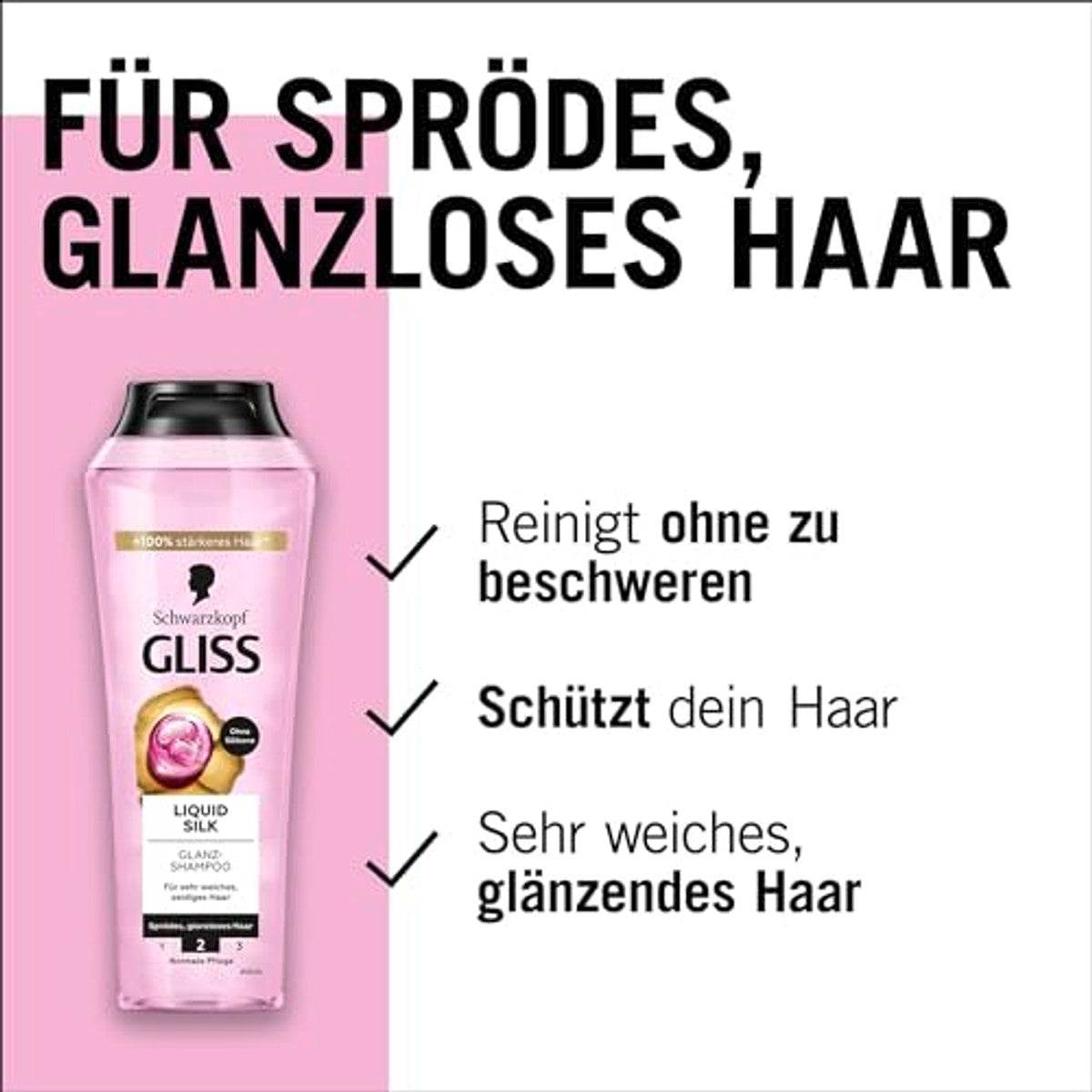 Gliss Liquid Silk Shampoo 250 ml - 6 stuks